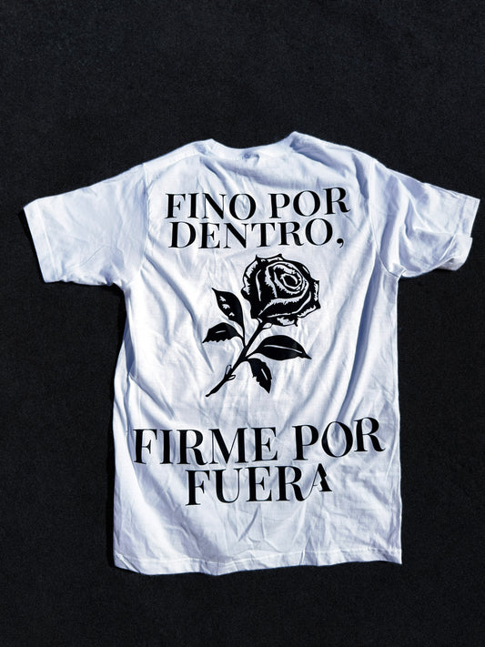 Camiseta #LaRaza — FINO POR DENTRO. FIRME POR FUERA